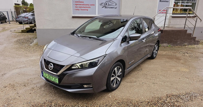 Nissan Leaf cena 72990 przebieg: 48000, rok produkcji 2018 z Nowe Miasto Lubawskie małe 254